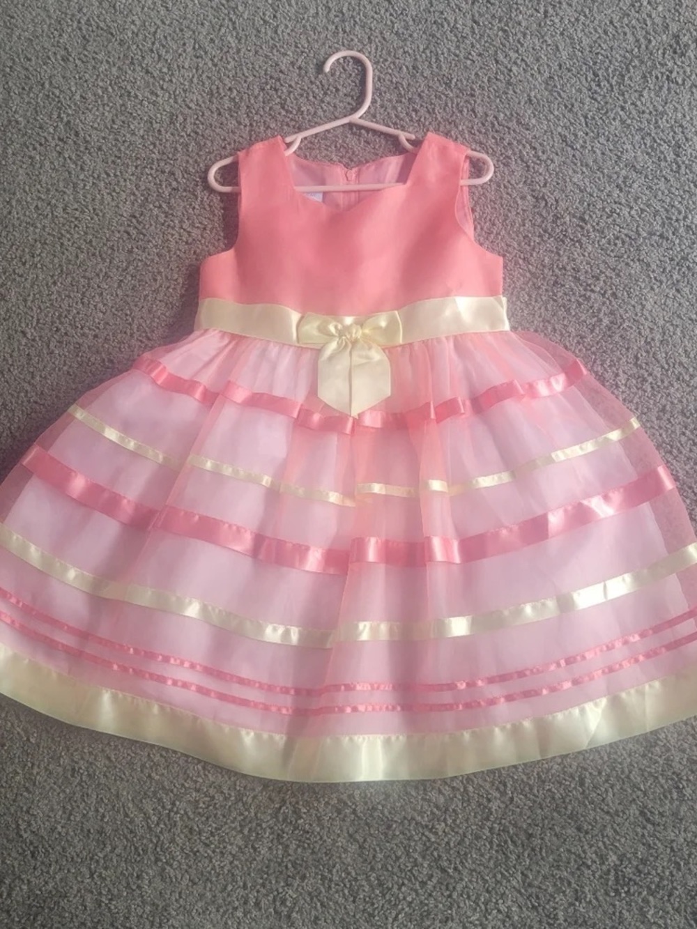 Coach Pink and Cream Girls' Party Dress